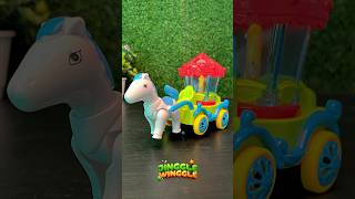 Unboxing the Magical Carriage Fun Fairy Toy  jinggle winggle toys [upl. by Adeirf]