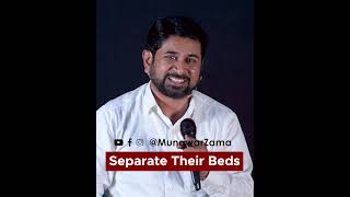 Separate Their Beds munawarzama youtubeshorts motivation [upl. by Siramay]