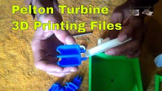 How to Make Pelton Wheel Turbine on 3D Printer [upl. by Anwadal]