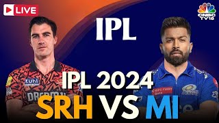 IPL 2024 LIVE SRH Vs MI Match LIVE  Sunrisers Hyderabad Vs Mumbai Indians  Cummins Vs Rohit N18L [upl. by Nnylav]