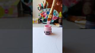 Easy peasy boho painting 🎨🖌️😅 artsyjayas art shorts [upl. by Swithbart299]