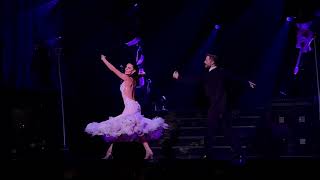 Derek Hough and Hayley Hough Tribute for Len Goodman  Moon River Waltz  Symphony of Dance Tour [upl. by Ellenet]