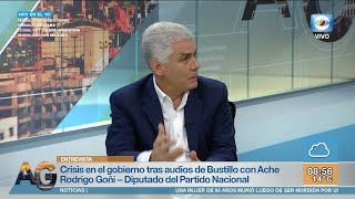 Entrevista Primeras reacciones dentro del PN tras la renuncia de Bustillo Rodrigo Goñi diputado [upl. by Eceinert]