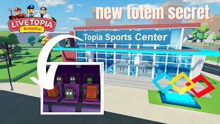 NEW TOTEM SECRET IN SPORTS CENTER IN LIVETOPIA  UPDATE 117 Livetopia Roleplay Roblox [upl. by Anihsat985]