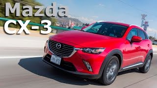 Mazda CX 3 2016  atractiva moderna y manejo divertido  Autocosmos [upl. by Arihsa]