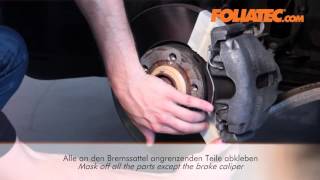 FOLIATEC video Brake Caliper Lacquer Set [upl. by Cired]