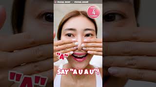 10secs Slim Nose Exercise To Reshape Nose Naturally shorts Nose facemassage [upl. by Aubyn]