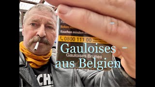 Gauloises Brunes ohne Filter aus Belgien [upl. by Cherin]