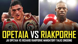 JAI OPETAIA VS RICHARD RIAKPORHE  NEGOTIATIONS ONGOING [upl. by Lleddaw790]