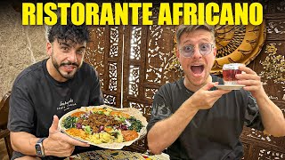 PROVIAMO IL MIGLIOR RISTORANTE AFRICANO DI MILANO  QUESTO POSTO È ASSURDO STIAMO VERAMENTE GODENDO [upl. by Aisak]