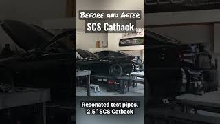 Q50 37 straight pipe vs SCS Catback [upl. by Pieter]