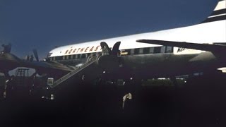 Northeast Douglas DC6B  quotPassengers Disembarkingquot  1959 [upl. by Hniht]