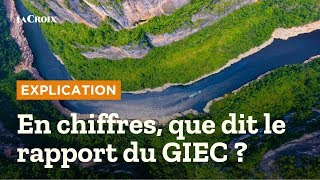 Climat  le rapport du GIEC en cinq chiffres [upl. by Aenehs272]