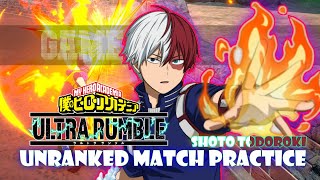 BAKUGOU SAVED THE MATCH MY HERO ULTRA RUMBLE  Unranked Match  SHOTO TODOROKI WIN 1 [upl. by Etnemelc]