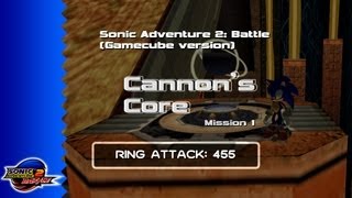 Sonic Adventure 2 Battle GCEmu  Cannons Core M1  455 Rings [upl. by Aelhsa133]