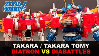 Diaclone DA01 Diabattles VS Diatron [upl. by Irelav]