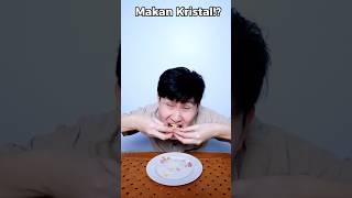 Kristal bisa dimakan food asmr mukbang makanan permen [upl. by Aikym]