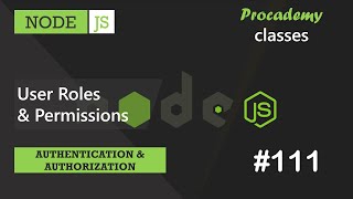 111 User Roles and Permission  Authentication amp Authorization  A Complete NODE JS Course [upl. by Okiek]