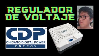 UNBOXING 13  REGULADOR AUTOMÁTICO DE VOLTAJE RAVR 1808I CDP  CHICAGO DIGITAL POWER [upl. by Benyamin]