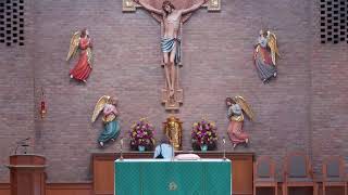 800am Mass from Holy Cross Catholic Church  September 30 2024 [upl. by Enelec]