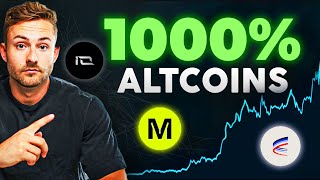 TOP 3 Altcoins To Buy Now BEFORE Crypto Pumps 100x Growth [upl. by Hteb]