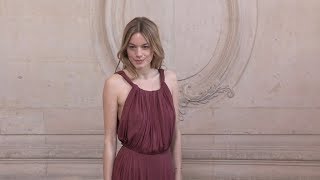 Camille Rowe Jenna Coleman and more at Dior Photocall in Paris [upl. by Merriman143]