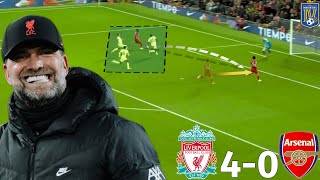 How Klopp Dominated Artetas Tactics  Liverpool vs Arsenal 40  Tactical Analysis [upl. by Barina]