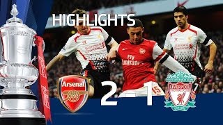 Arsenal vs Liverpool 21 FA Cup 5th Round goals amp highlights 2014 [upl. by Eixirt153]