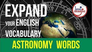 Astronomy Words [upl. by Ed]