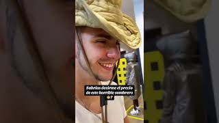 Sombrero moncler🤠entertainment video lilmanj hat ropa precio humor cowboys countrymusic [upl. by Jana648]