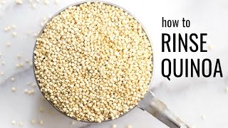 How to Rinse Quinoa StepbyStep Tutorial [upl. by Ofloda]