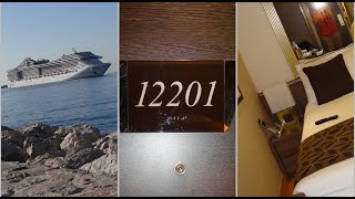 MSC Divina Interior Cabin Tour  Stateroom 12201  Cruise Ship Tour Part 2 [upl. by Anaig]