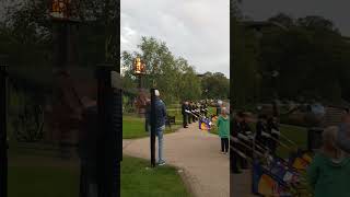 Lighting of the DDay Beacon in Hinckley Leicestershire 060624 [upl. by Nossah638]