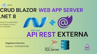 CRUD Blazor Web App Server con peticiones http a un API [upl. by Noitna]