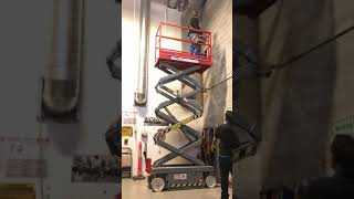 Scissor Lift Training Aerial Work Platform Training in Vaughan [upl. by Atreb633]