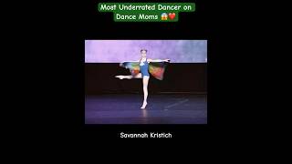 Dance Moms MOST Underrated Savannah Kristich [upl. by Anaibaf894]