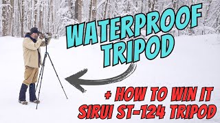 Waterproof Tripod for Wildlife Photography and How to Win It  SIRUI ST124 [upl. by Tnecnev27]