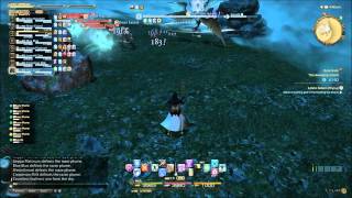 FFXIV ARR The Howling Eye Hard  Primal Garuda  White Mage gameplay [upl. by Nyrahtak]