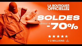 SOLDES jusquà 70 sur La Boutique Officielle 🔥 [upl. by Akieluz234]