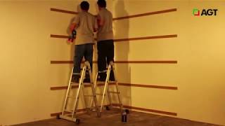 WPC Wall panel installationHow to install WPC Wall panel [upl. by Gierc]