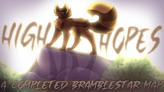 HIGH HOPES Bramblestar Warrior Cat COMPLETED MAP [upl. by Brear]