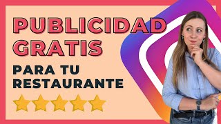 3 ESTRATEGIAS para PROMOCIONAR tu RESTAURANTE en INSTAGRAM 🚀 ¡Publicidad GRATIS [upl. by Adieren]