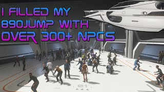 I decided to full my 890 jump up with a LOT npcs [upl. by Ellebyam764]