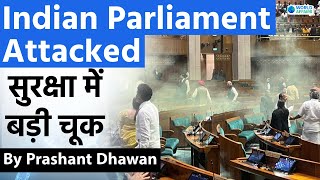 Indian Parliament Attacked with Tear Gas  Video Shocks the Nation [upl. by Yffub226]