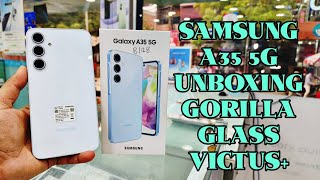 Samsung A35 5G Unboxing Low Price 😯 GorillaGlassVictus SamsungIndia [upl. by Yatnoj311]