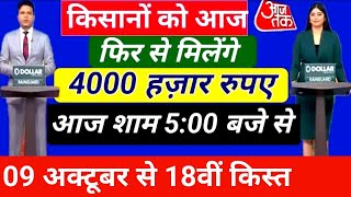 किसानों को dbt के माध्यम से पैसा जारी 04 अक्टूबर से ₹4000₹2000 मिलना शुरू साथ ही ₹5000 अलग से जारी [upl. by Noived963]