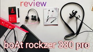 quotBoat Rockerz 330 Pro Bluetooth Earphones An InDepth Review of Features and Performancequot [upl. by Solohcin]