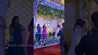 Badhai do  Bhabhis Sangeet Dance  Sheetal wedding choreography [upl. by Neffirg]