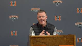 Mercer Football Week 13 Press Conference 112023 [upl. by Berthe]