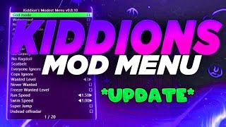 PRÉSENTATION KIDDIONS MODEST MENU GRATUIT SUR GTA ONLINE 168 [upl. by Gassman805]